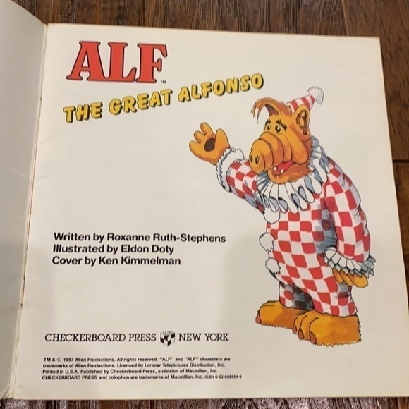 3 Alf the TV show Kids books vintage 1987 - Picture 9 of 14